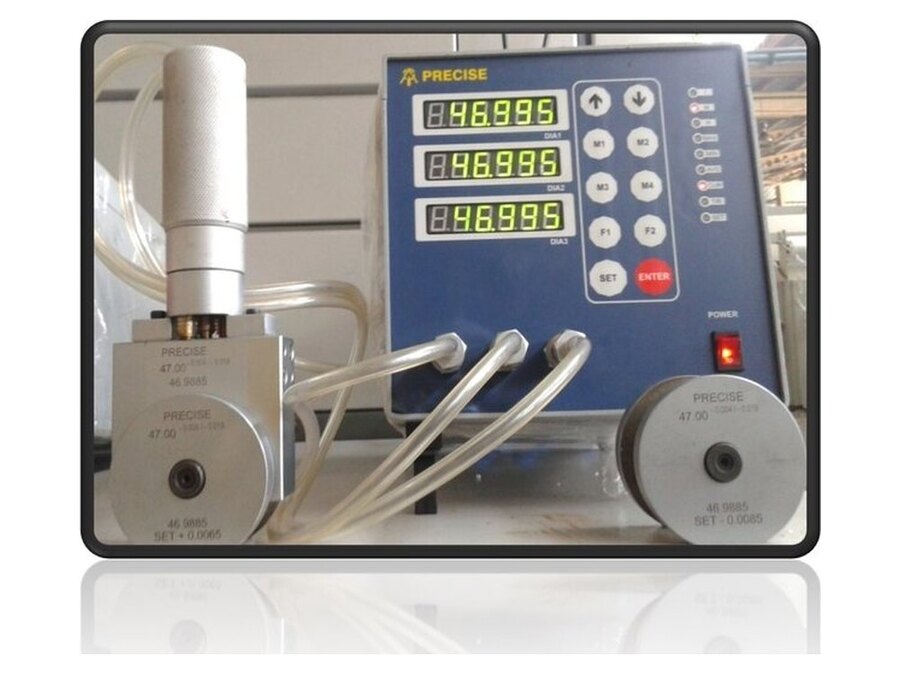 Precise 3-channel air electronic DRO with calliper gauges