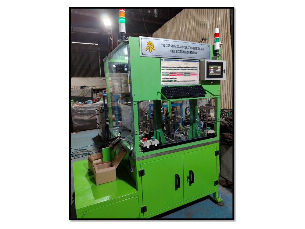 Universal Joint Ball Cage Inner Autogauging Machine