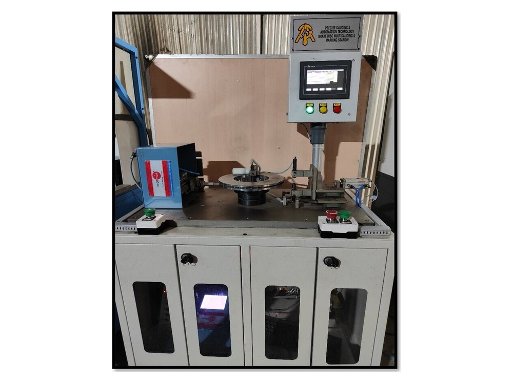 Brake Disc Gauging & Marking Machine
