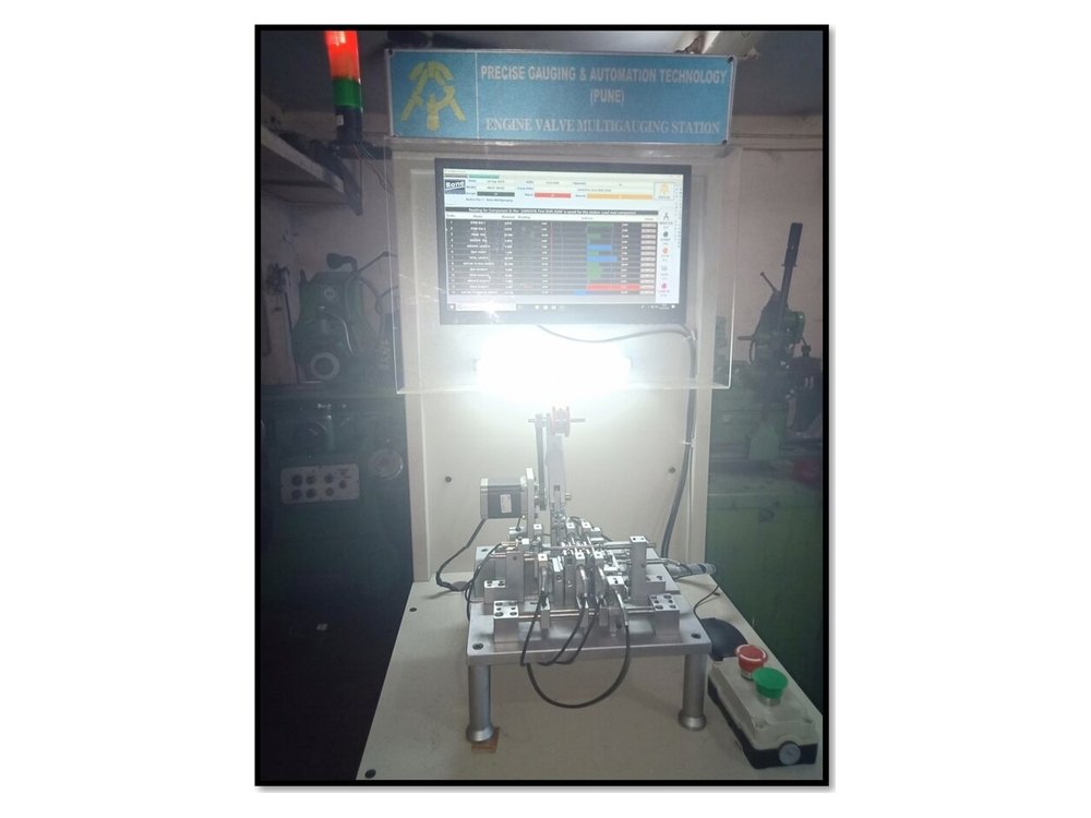 PLC-PC Based Engine Valve Multigauging Machine