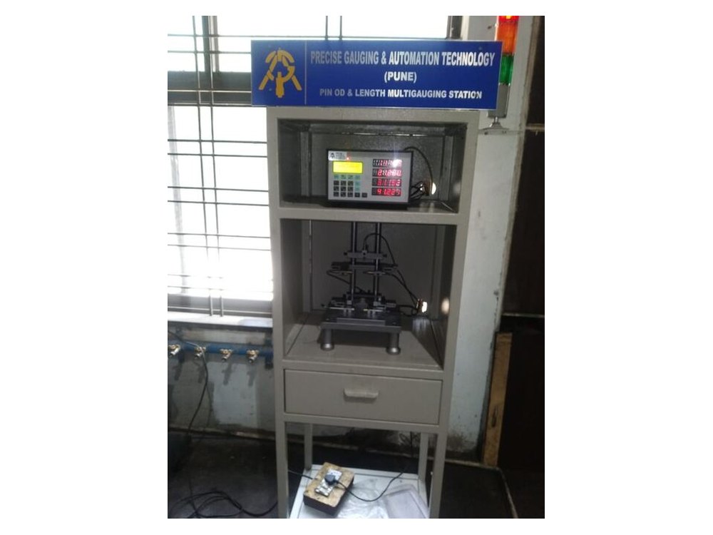 Adjustable Multigauging Fixture for Pin
